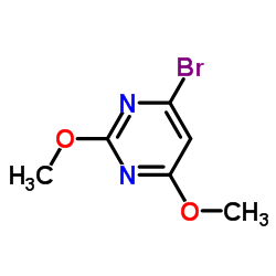 4-溴-2,6-二甲氧基嘧啶结构式