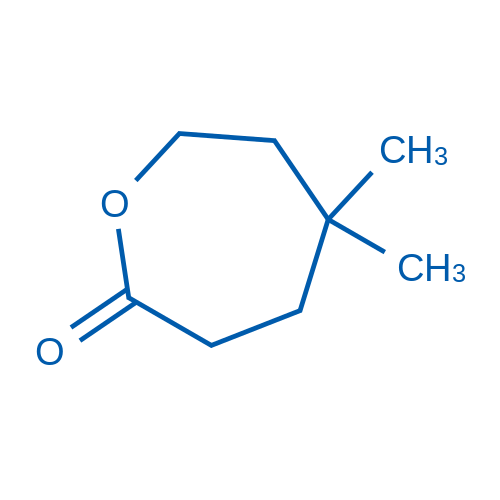 5,5-dimethyl-2-oxepanone结构式