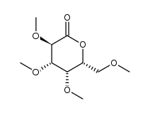 O2,O3,O4,O6-tetramethyl-D-galactonic acid-lactone结构式