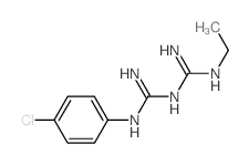 1-(4-chlorophenyl)-2-(N-ethylcarbamimidoyl)guanidine结构式