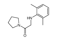 2-(2,6-dimethylanilino)-1-pyrrolidin-1-ylethanone结构式