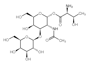 Galβ(1-3)GalNAc-α-Thr结构式