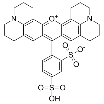 磺基罗丹明101结构式