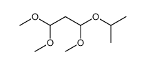 1,1,3-trimethoxy-3-propan-2-yloxypropane结构式