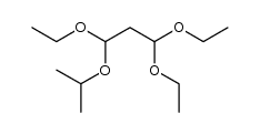 1,3,3-triethoxy-1-(isopropoxy)propane结构式