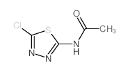N-(5-Chloro-1,3,4-thiadiazol-2-yl)acetamide结构式