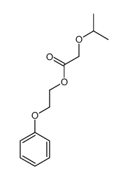 2-phenoxyethyl 2-propan-2-yloxyacetate结构式