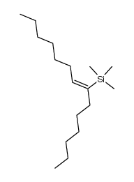 (Z)-trimethyl(tetradec-7-en-7-yl)silane结构式