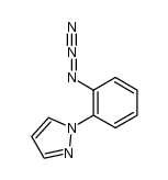 1-(2-azidophenyl)-1H-pyrazole结构式