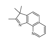 2,3,3-trimethylpyrrolo[3,2-h]quinoline结构式