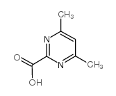 2-嘧啶羧酸,4,6-二甲基-(6CI,9CI)结构式