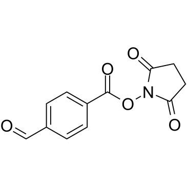 对甲酰基苯甲酸-N-羟基琥珀酰亚胺酯结构式