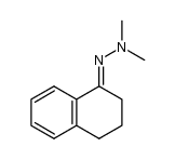 1-(2,3-dihydronaphthalen-4(1H)-ylidene)-2,2,-dimethylhydrazine结构式