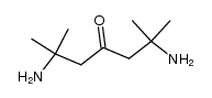 2,6-diamino-2,6-dimethyl-heptan-4-one结构式