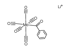 (CO)5Mo(=C(OLi)Ph)结构式
