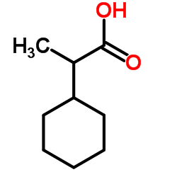 2-Cyclohexylpropanoic acid结构式