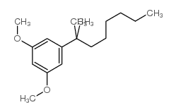 1-(1,1-二甲基庚基)-3,5-二甲氧基苯结构式