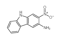 9H-Carbazol-3-amine,2-nitro-结构式