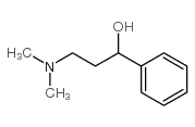 N,N-二甲基-3-苯基-3-羟基丙胺结构式
