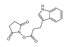 1-{[3-(1H-Indol-3-yl)propanoyl]oxy}-2,5-pyrrolidinedione结构式