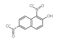 1,6-dinitronaphthalen-2-ol结构式