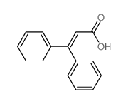 3,3-二苯基-2-丙烯酸结构式