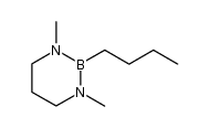 2-butyl-1,3-dimethyl-[1,3,2]diazaborinane结构式