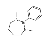 1,3-dimethyl-2-phenyl-1,3,2-diazaboracycloheptane结构式
