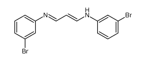 3-bromo-N-(3-((3-bromophenyl)amino)allylidene)aniline结构式