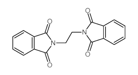 2-[2-(1,3-dioxoisoindol-2-yl)ethyl]isoindole-1,3-dione结构式