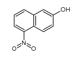 5-Nitro-2-naphthol结构式