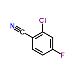 2-氯-4-氟苯腈结构式