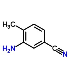 3-氨基-4-甲基苯甲腈结构式
