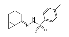 N'-(bicyclo[4.1.0]heptan-2-ylidene)-4-methylbenzenesulfonohydrazide结构式