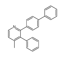 4-methyl-3-phenyl-2-(4-phenylphenyl)pyridine结构式