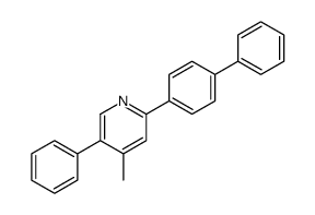 4-methyl-5-phenyl-2-(4-phenylphenyl)pyridine结构式