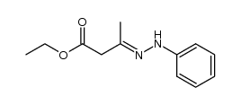 N-fenilhidrazona del acetilacetato de etilo结构式