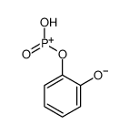 2-[hydroxy(oxo)phosphaniumyl]oxyphenolate结构式
