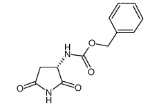(S)-3-n-cbz-氨基琥珀酰亚胺结构式