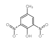 2,6-二硝基-4-甲基苯酚结构式