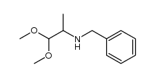 benzyl-(2,2-dimethoxy-1-methyl-ethyl)-amine结构式
