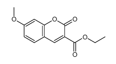Ethyl 7-methoxy-2-oxo-2H-chromene-3-carboxylate结构式