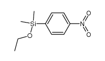 ethoxydimethyl(4-nitrophenyl)silane结构式