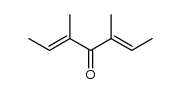 3,5-dimethyl-hepta-2,5-dien-4-one结构式