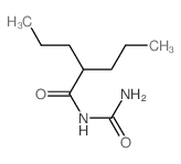 Pentanamide,N-(aminocarbonyl)-2-propyl-结构式
