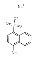 1-萘酚-4-磺酸钠盐结构式