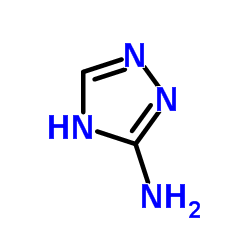 3-氨基-1,2,4-三唑结构式
