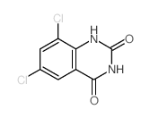 6,8-dichloro-1H-quinazoline-2,4-dione结构式