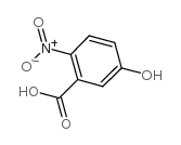 2-硝基-5-羟基苯甲酸结构式