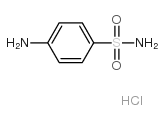 4-氨基苯磺酰胺盐酸盐结构式